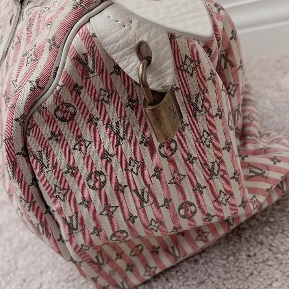 Louis Vuitton Monogram Mini Lin Speedy 30 - Picture 3 of 15